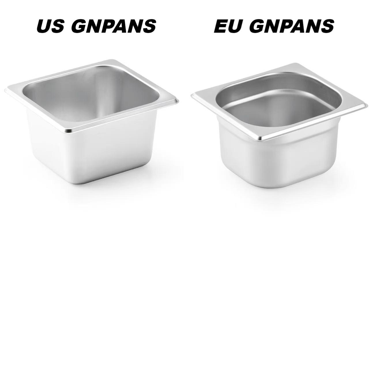 Difference Between American And European Styles GN Pans