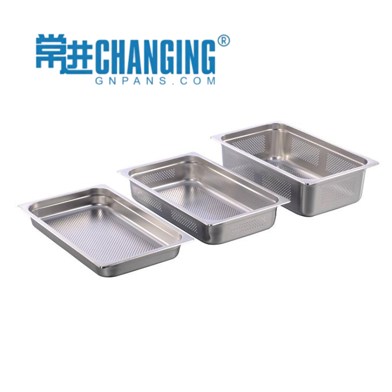 GN Pan Perforated US Style Anti-Jam